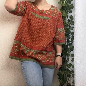 90s Boho Top Vintage Vermont Country Store